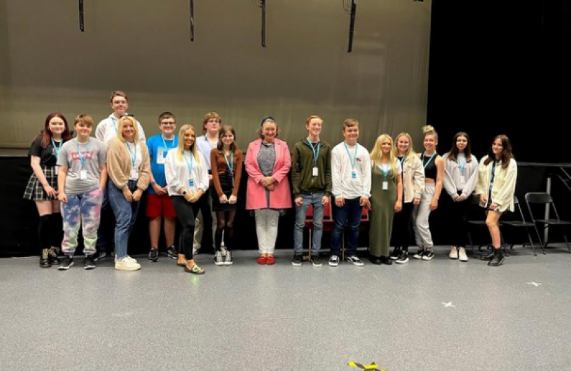 Jill Mortimer pictured during her visit to Hartlepool Sixth Form