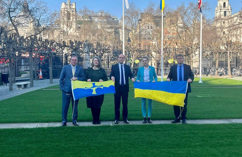 Joining North East MPs in solidarity with Ukraine